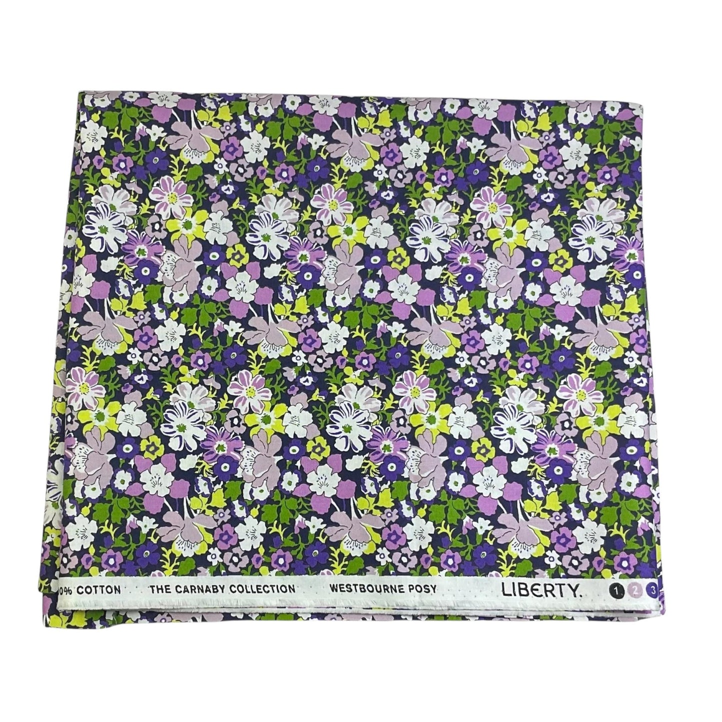 Double pointed knitting needle case made in Liberty floral fabric