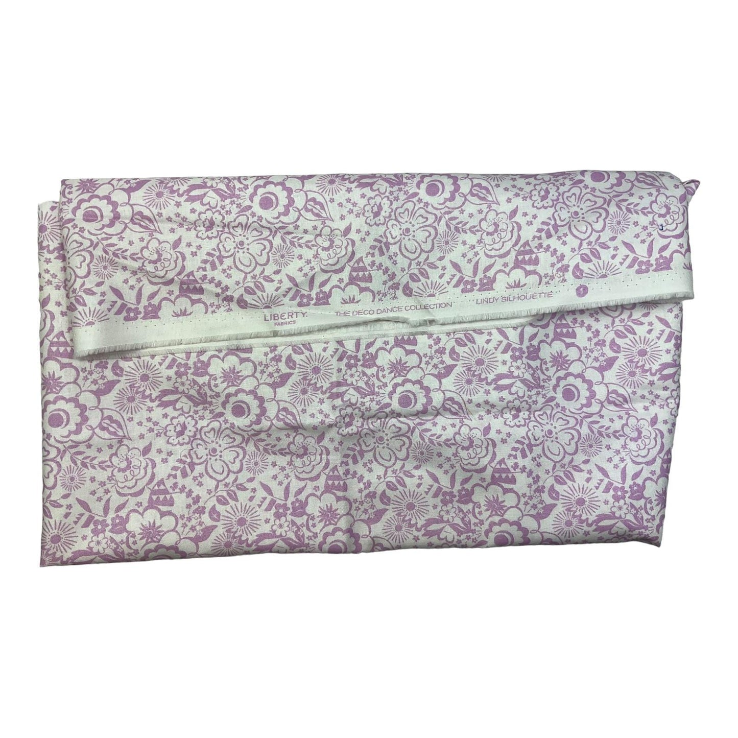 Circular knitting needle case made from Liberty floral fabric