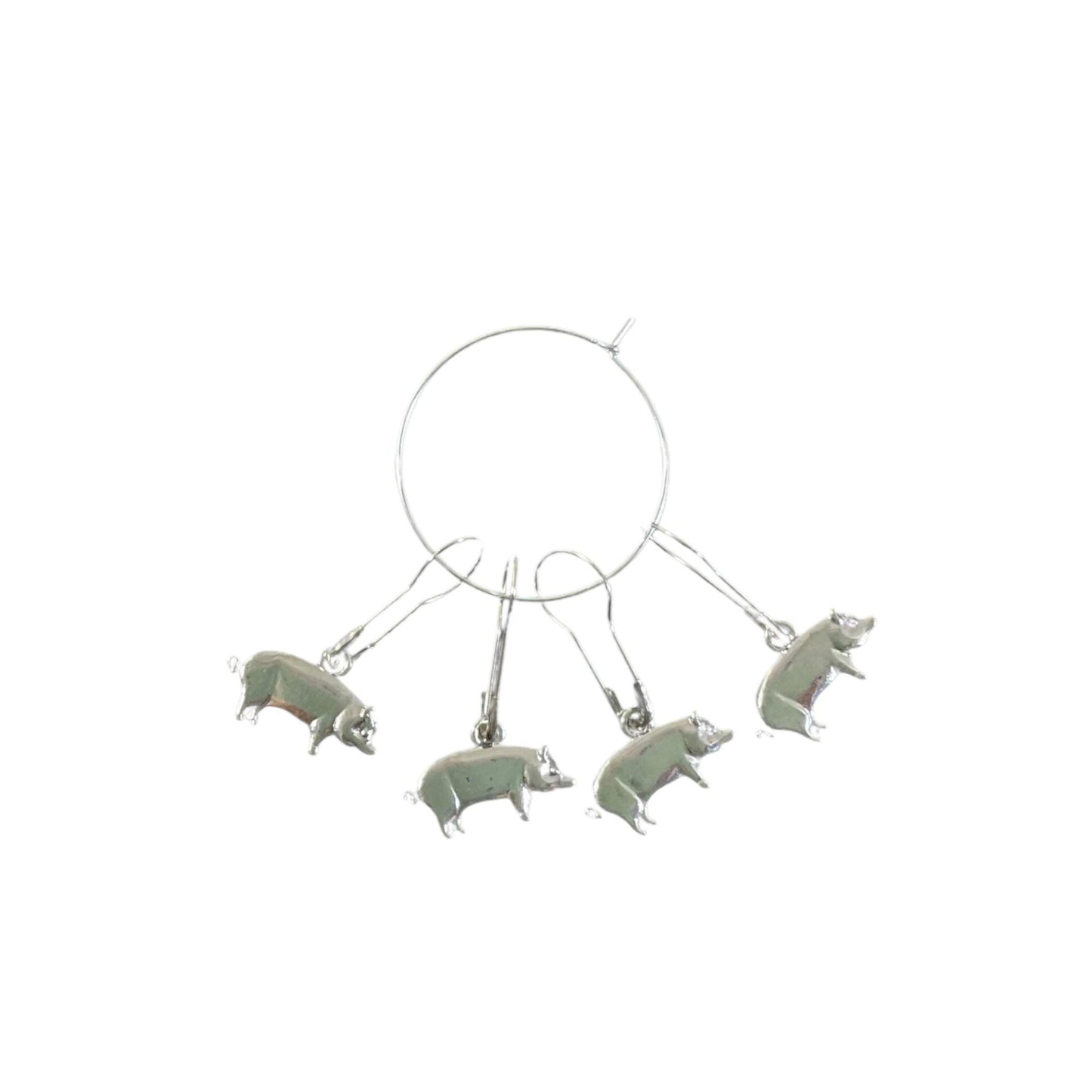 Pig Stitch Markers for knitting and crochet