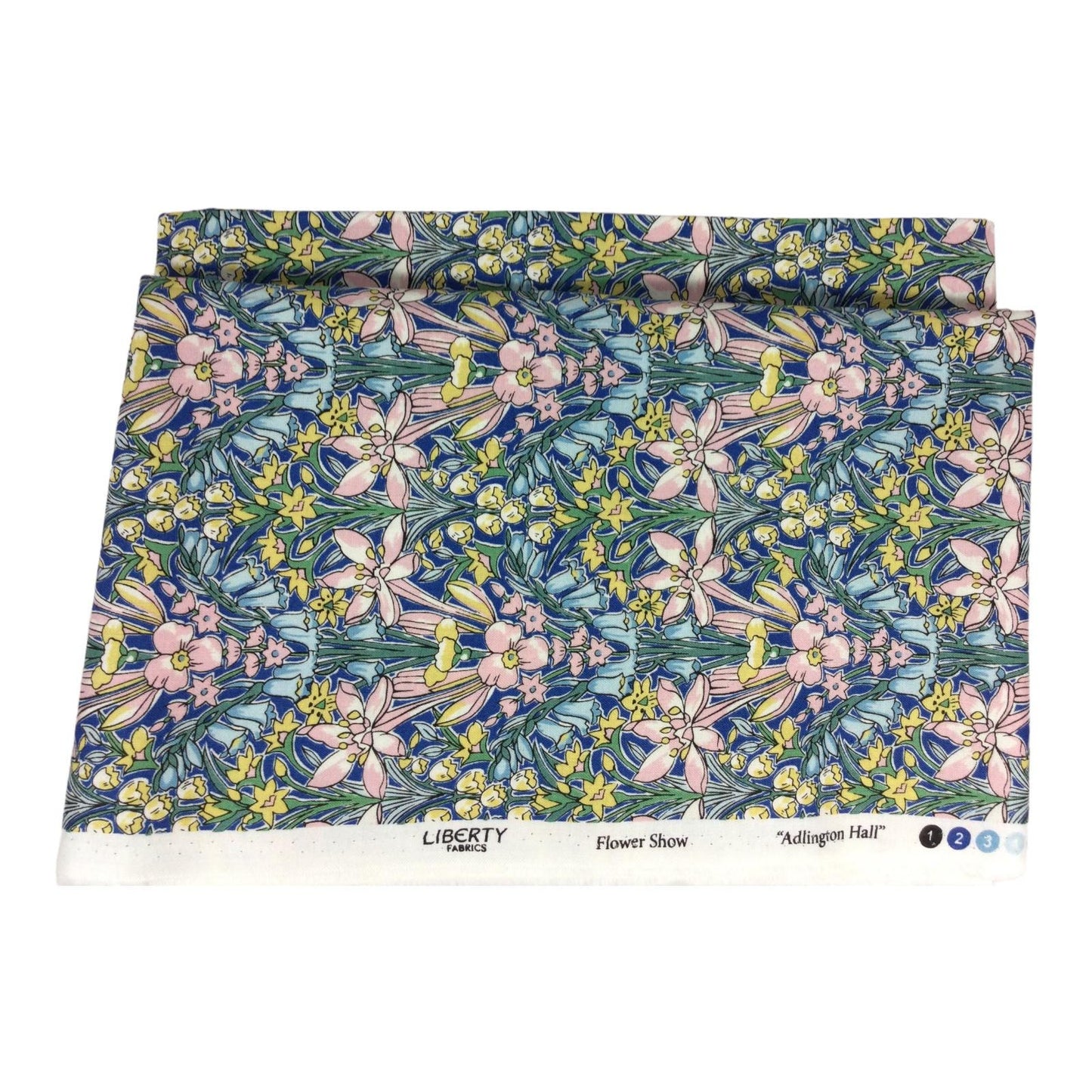 Interchangeable knitting needle case with Liberty floral fabric