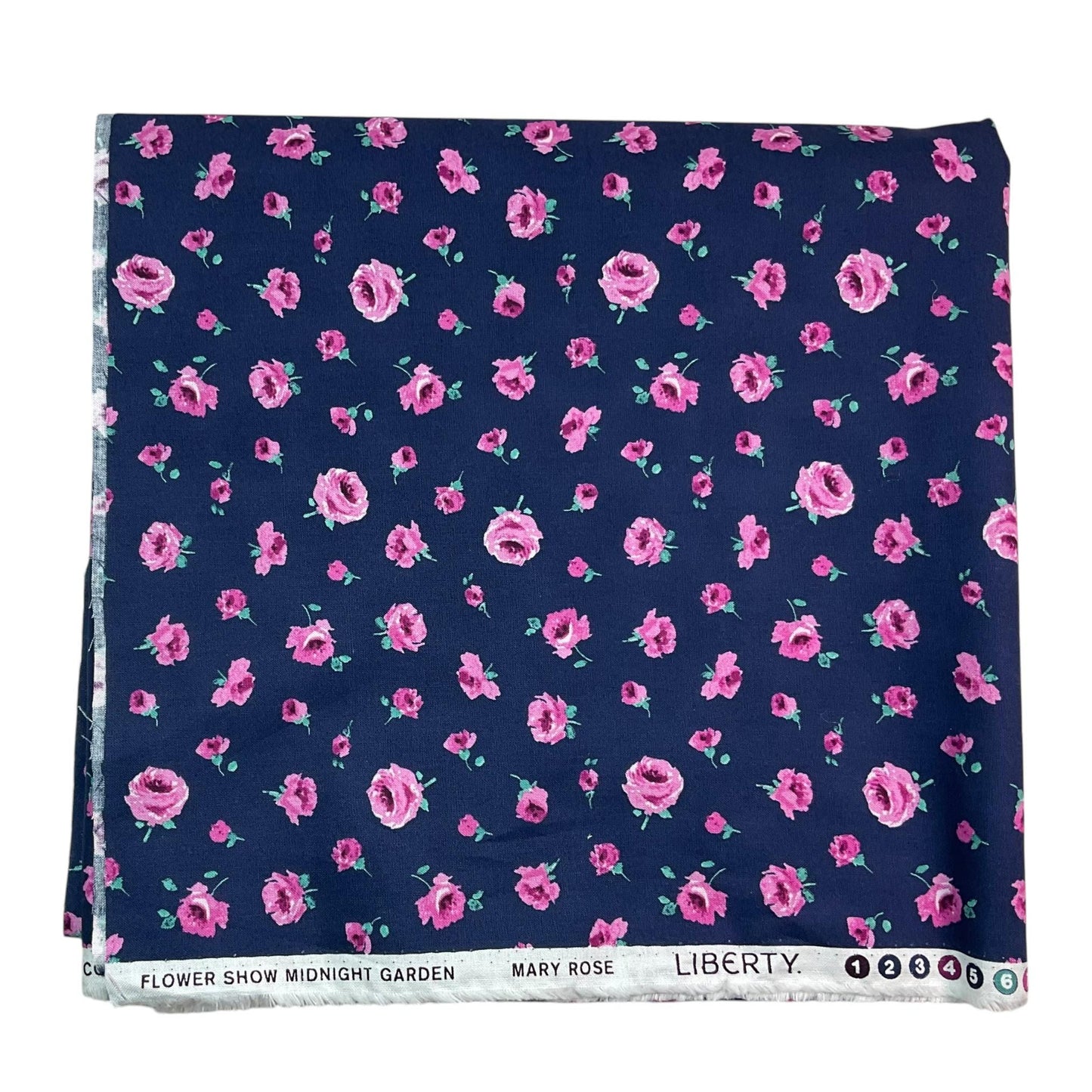 Double pointed knitting needle case made in Liberty floral fabric