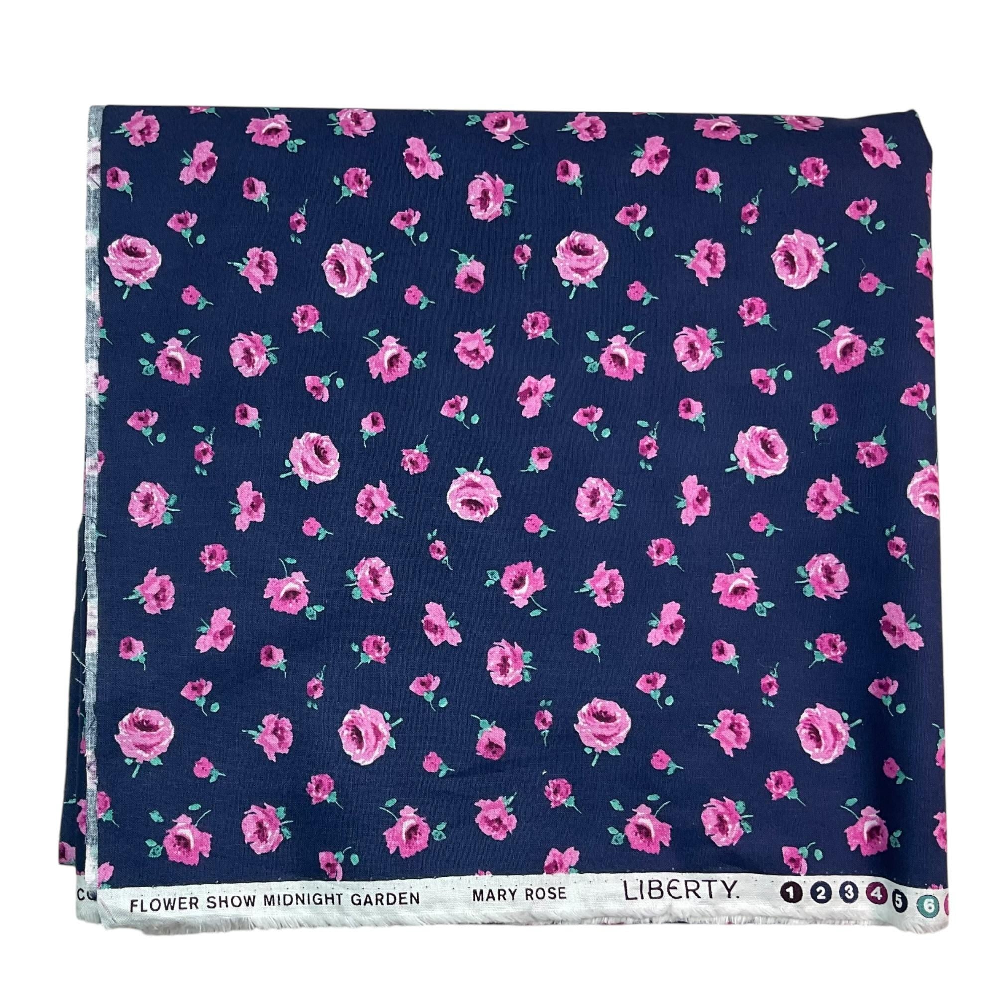 Double pointed knitting needle case made in Liberty floral fabric,  DPN or crochet hook case, sock knitters gift,