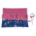 Crochet hook case with butterflies, Ergonomic organiser, roll up case, ladybird lover gift, knitters gift, Crochet gift, crochet storage