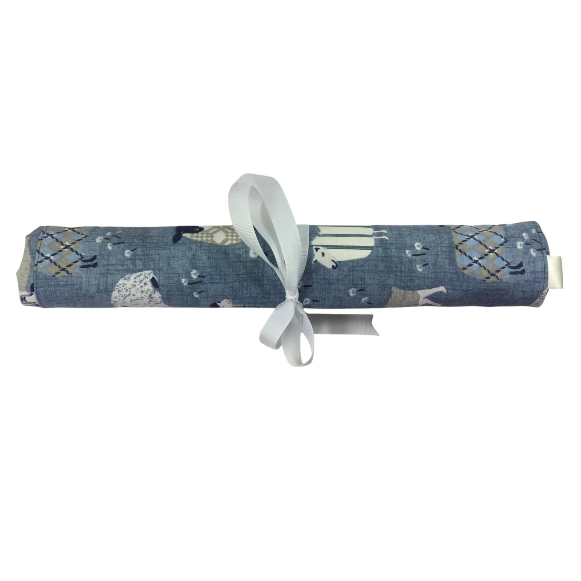 Straight knitting needle case, needle roll , sheep needle case, needle storage, knitting accessories, knitters gift,needle organiser
