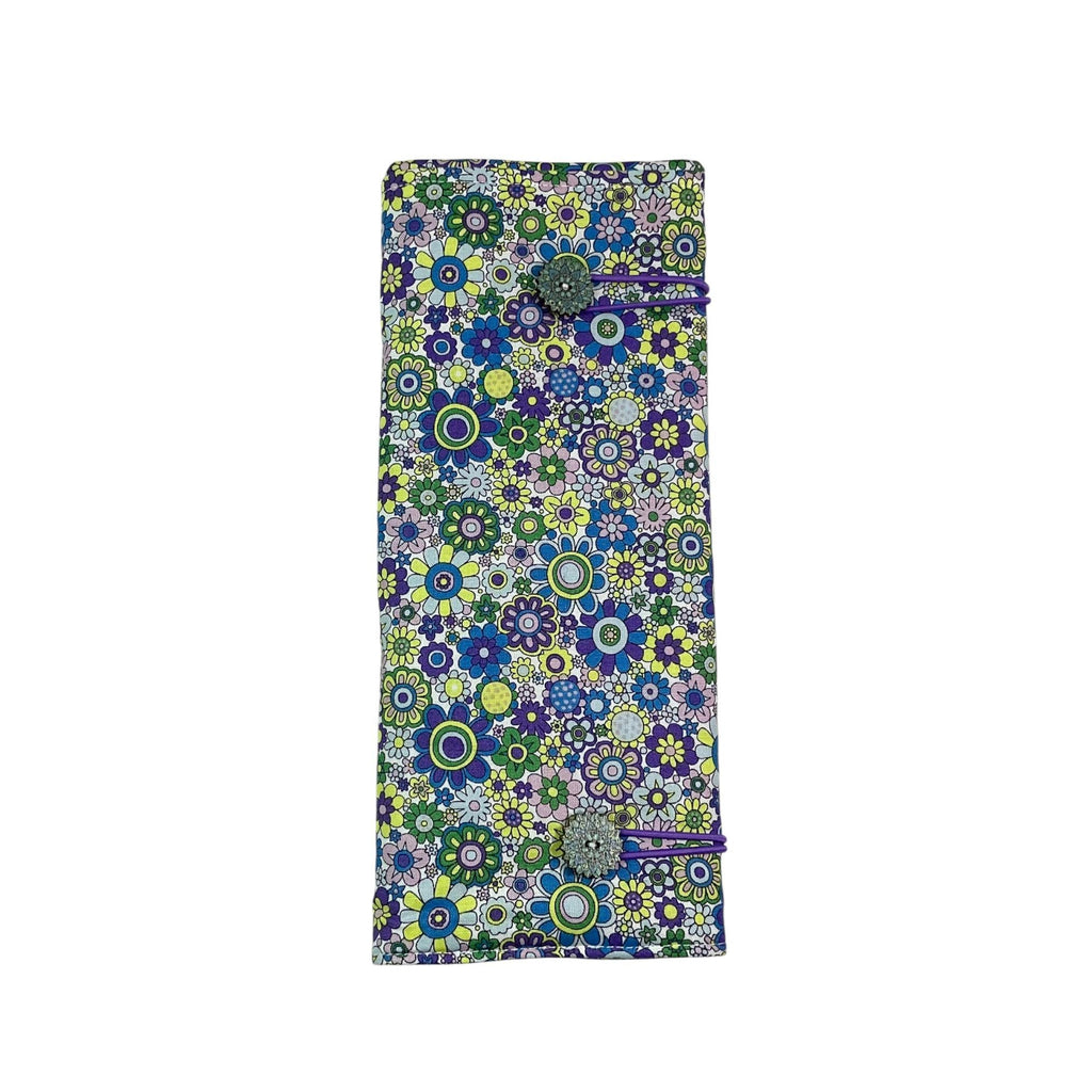 Liberty Floral fabric  interchangeable and double pointed knitting needle case, hiya hiya pouch, knit pro wallet, sock needle case