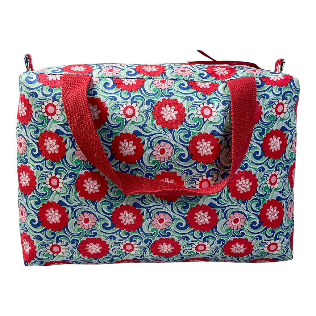 Liberty large toiletries bag with handles and zip pocket, floral Waterproof lined wash pouch, Cosmetics bag, ladies  gift, womens sponge bag