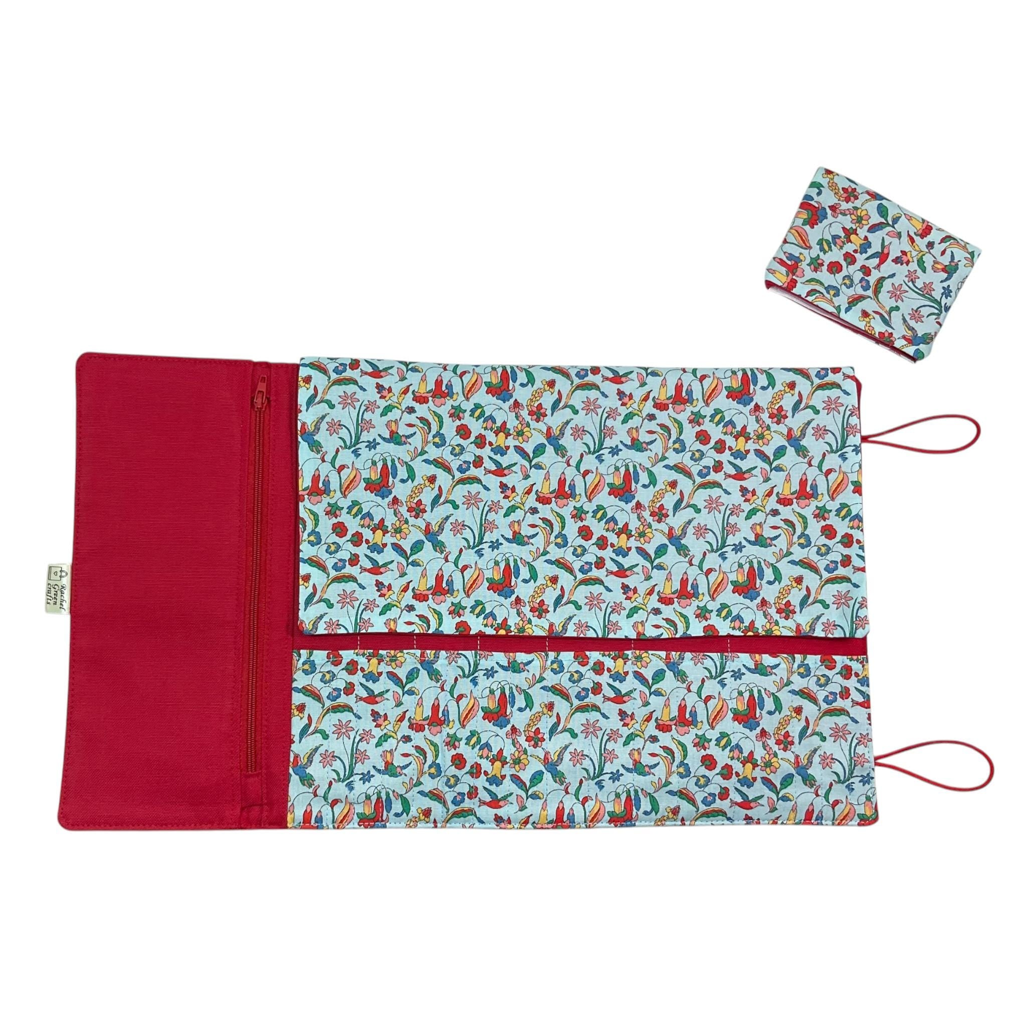 Liberty Floral Knitting Needle Case: Interchangeable & Double Pointed