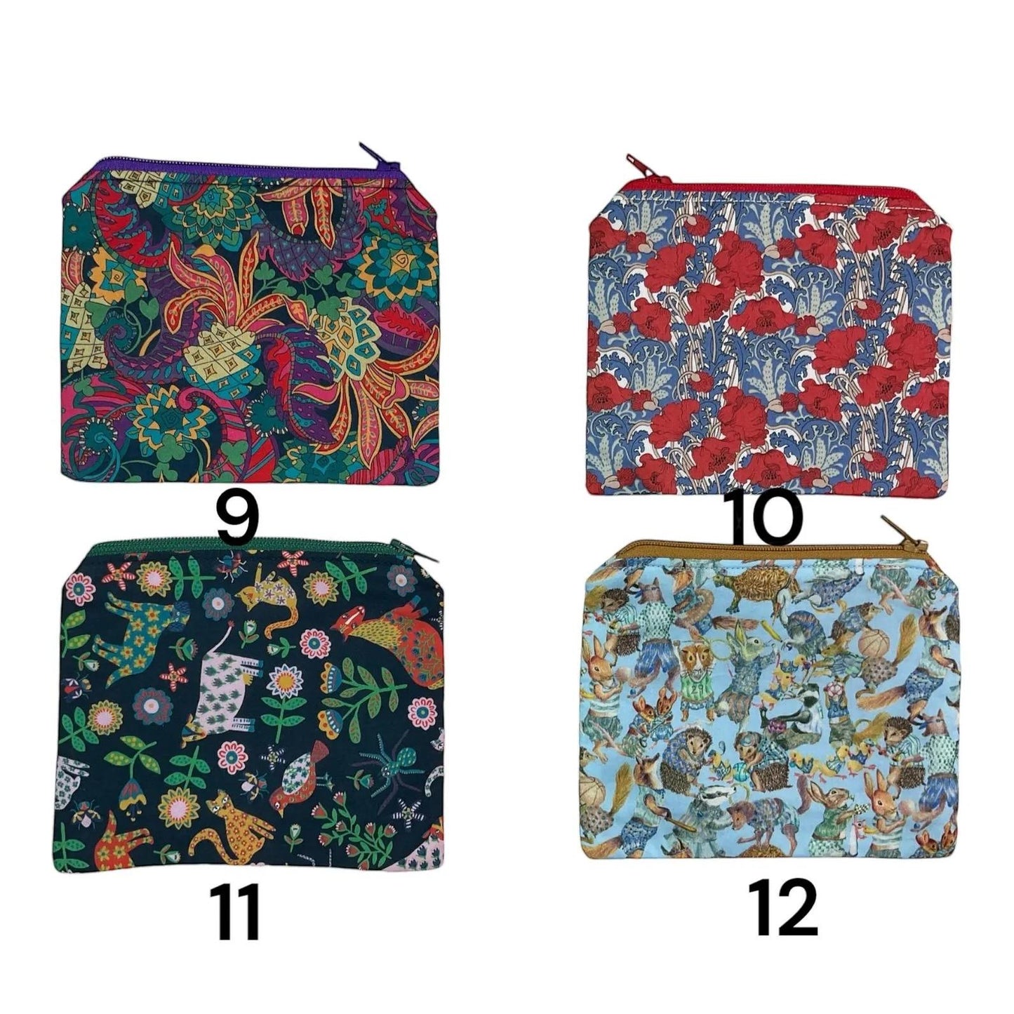Floral Liberty Fabric Coin Purse