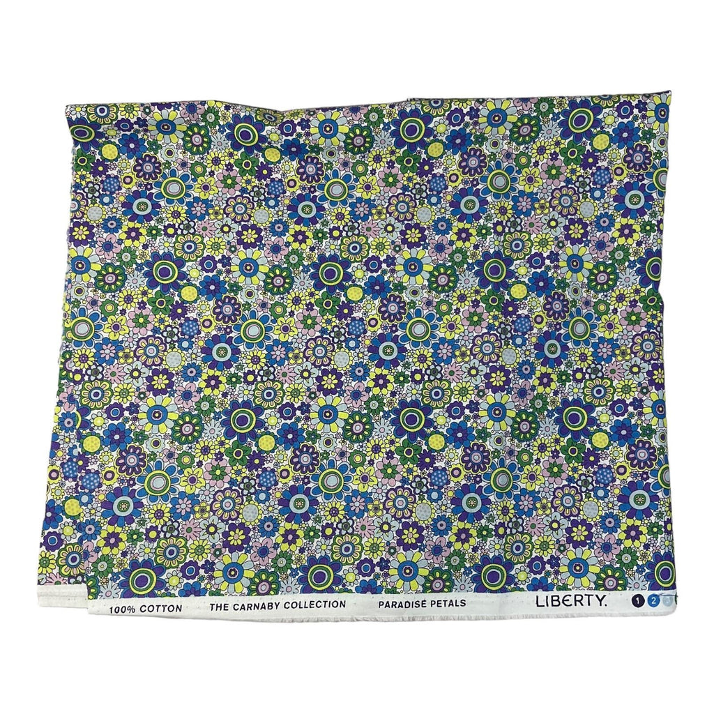 Circular needle case made from Liberty floral fabric, fixed circular sock needle pouch, knitting needle roll, knitters gift, needle holder,