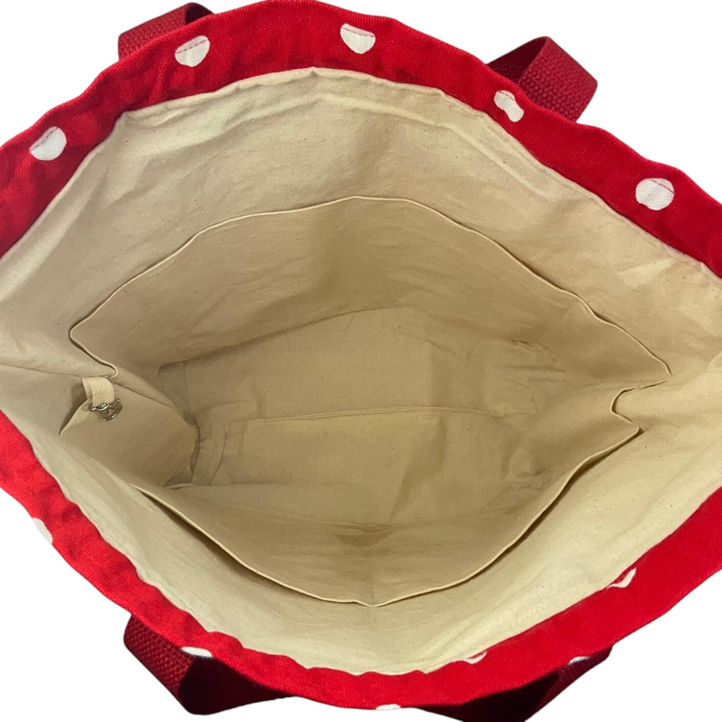Extra Large drawstring knitting bag with Raccoons , multi pockets project bag with handles, raccoon gift