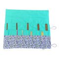 Double pointed knitting needle case made in Liberty floral fabric,  DPN or crochet hook case, sock knitters gift,