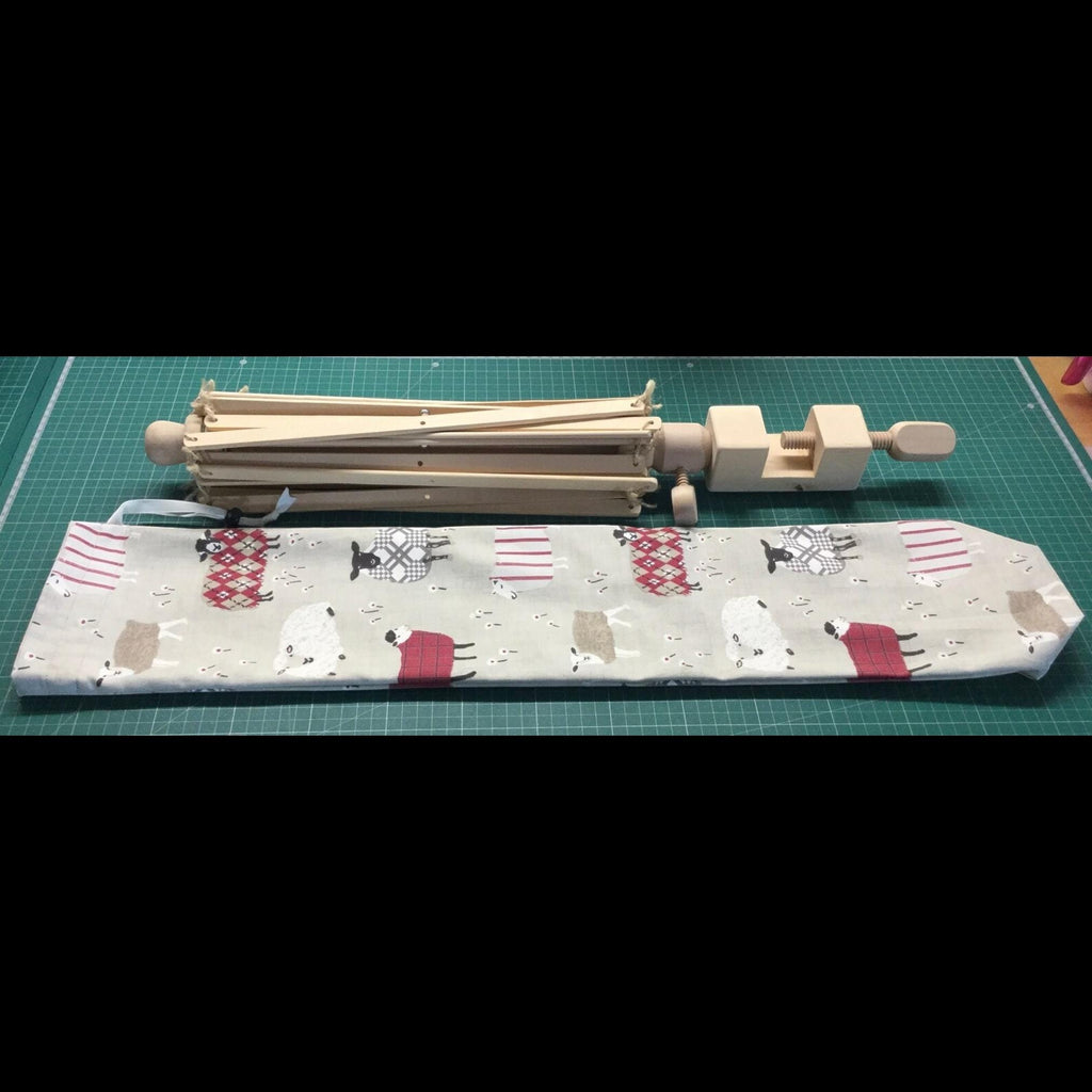 Fabric Yarn Swift Cover: Sheep, Floral, or Cat Print - Yarn Winder Sleeve