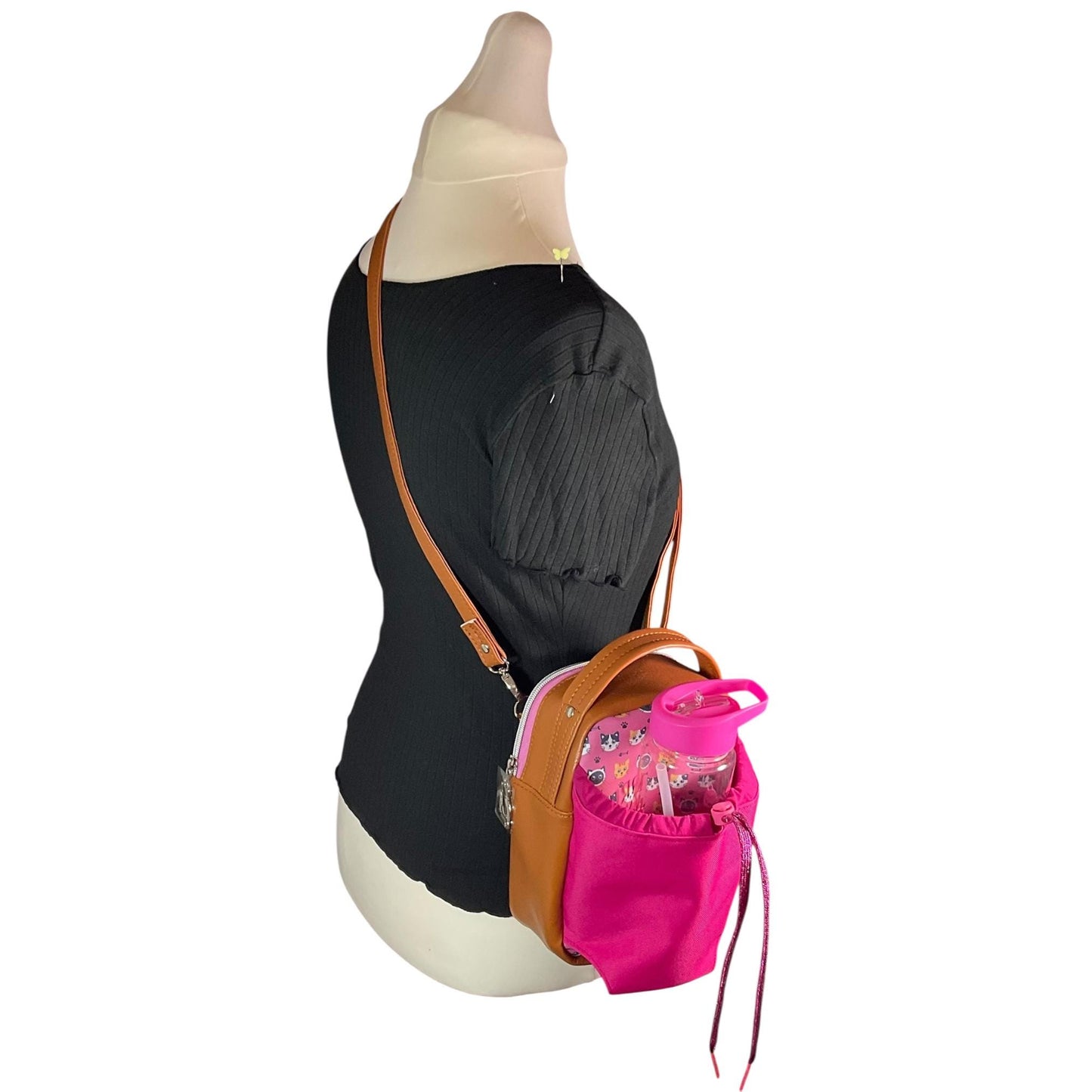 cat Water bottle sling bag