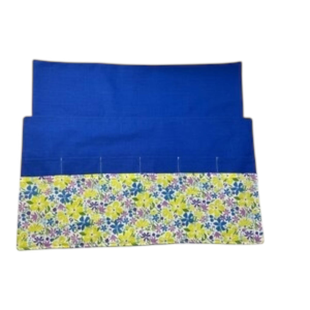 Circular needle case made from Liberty floral fabric, fixed circular sock needle pouch, knitting needle roll, knitters gift, needle holder,