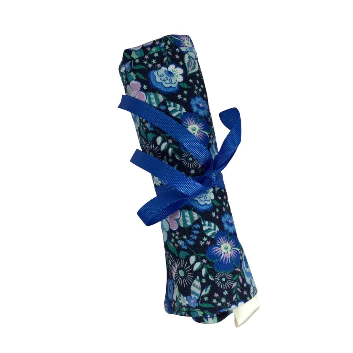 Crochet hook case in Liberty floral fabric