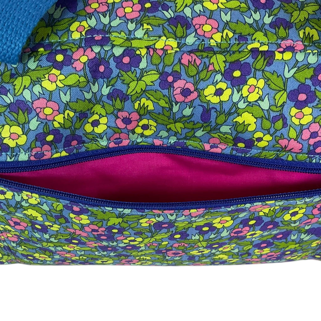 Liberty large toiletries bag with handles and zip pocket, floral Waterproof lined wash pouch, Cosmetics bag, ladies  gift, womens sponge bag