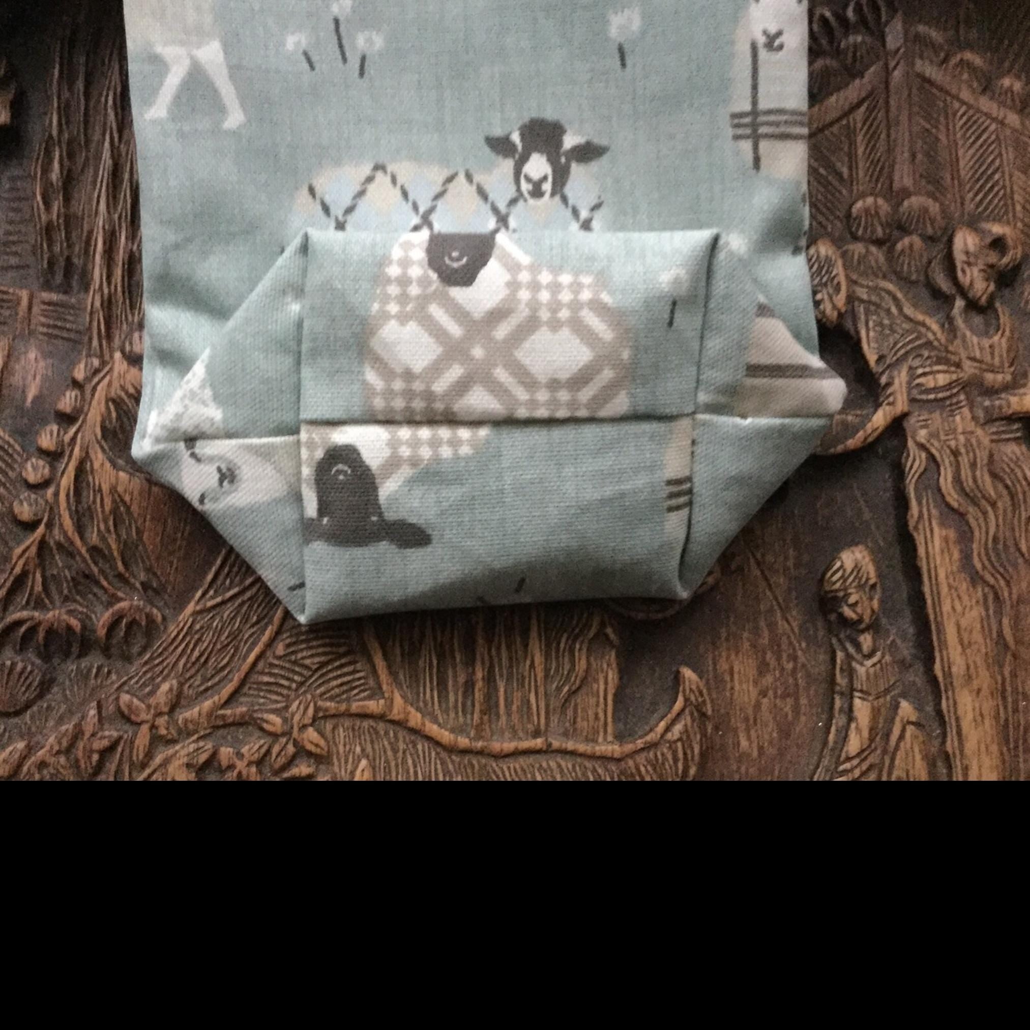 Fabric Yarn Swift Cover: Sheep, Floral, or Cat Print - Yarn Winder Sleeve