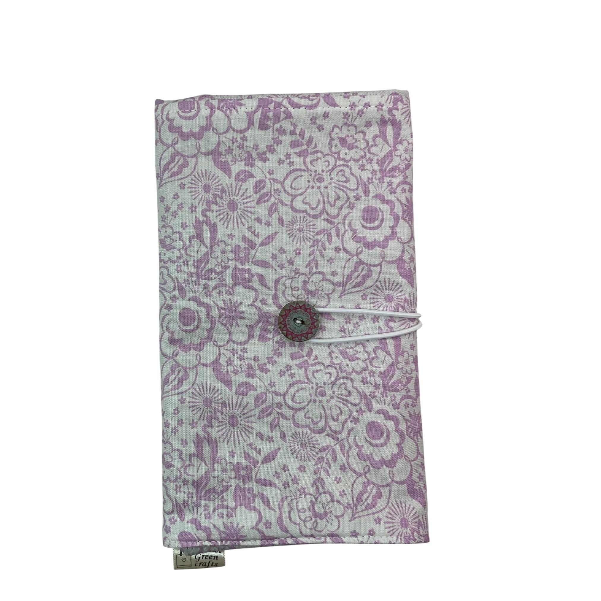 Circular needle case made from Liberty floral fabric, fixed circular sock needle pouch, knitting needle roll, knitters gift, needle holder,