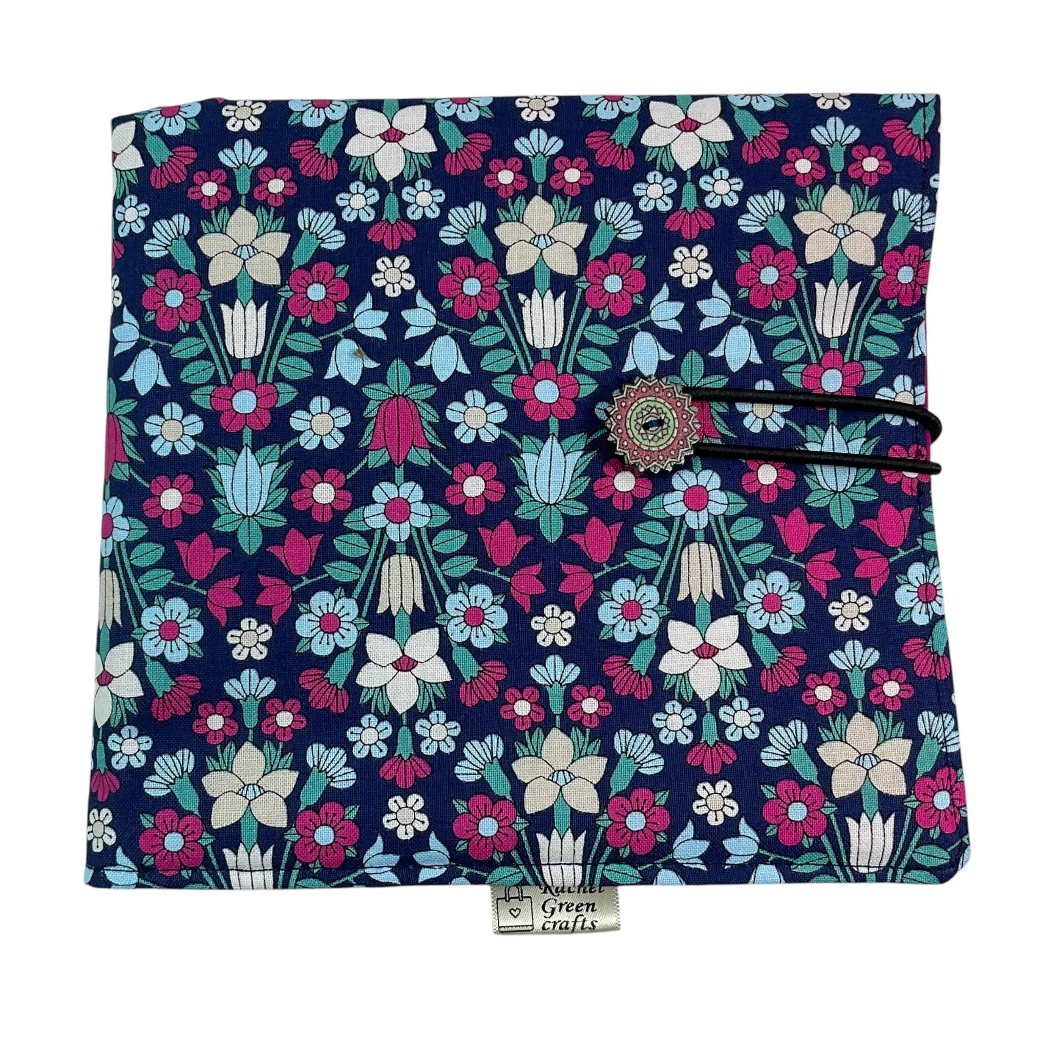 Interchangeable knitting needle case with Liberty fabric , floral addi case, chiagoo wallet, knit pro organiser pouch, hiya hiya case,