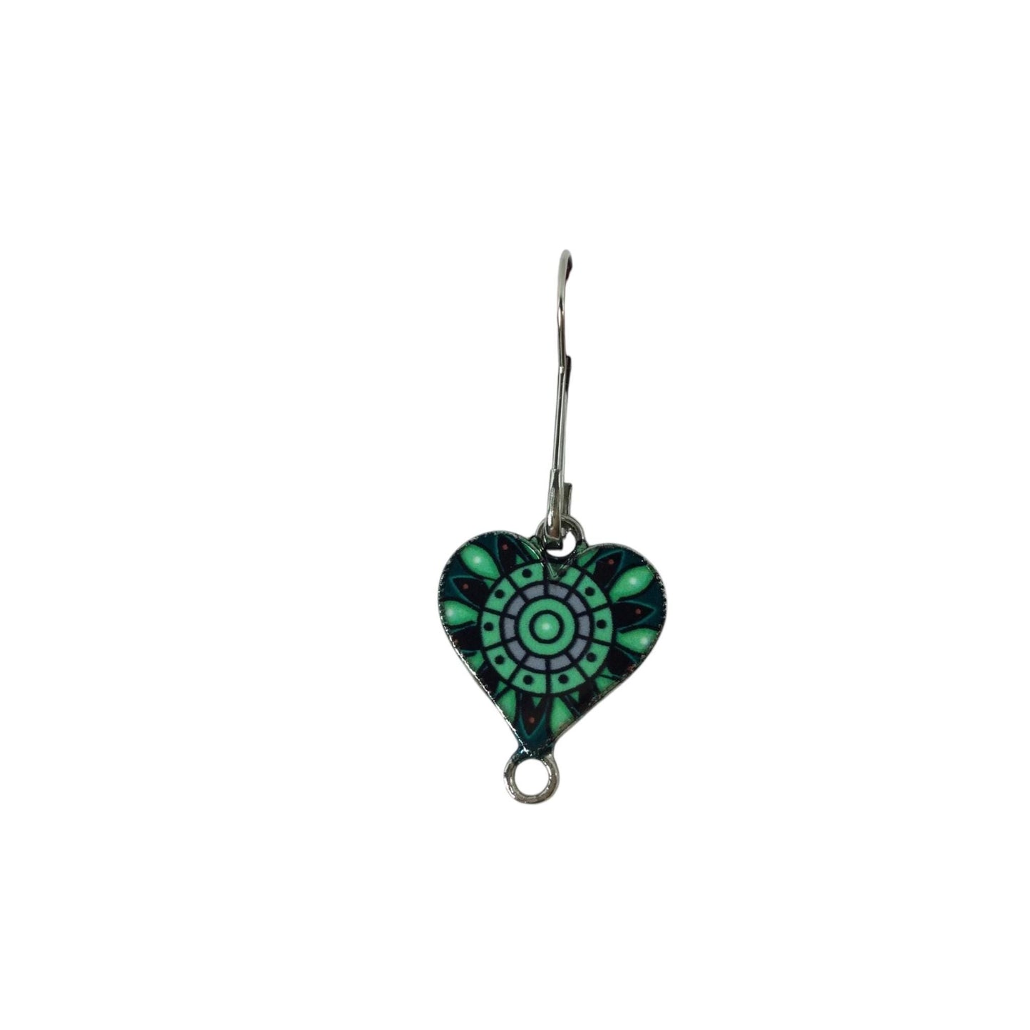 Heart enamelled  Stitch Markers for Knitting and Crochet