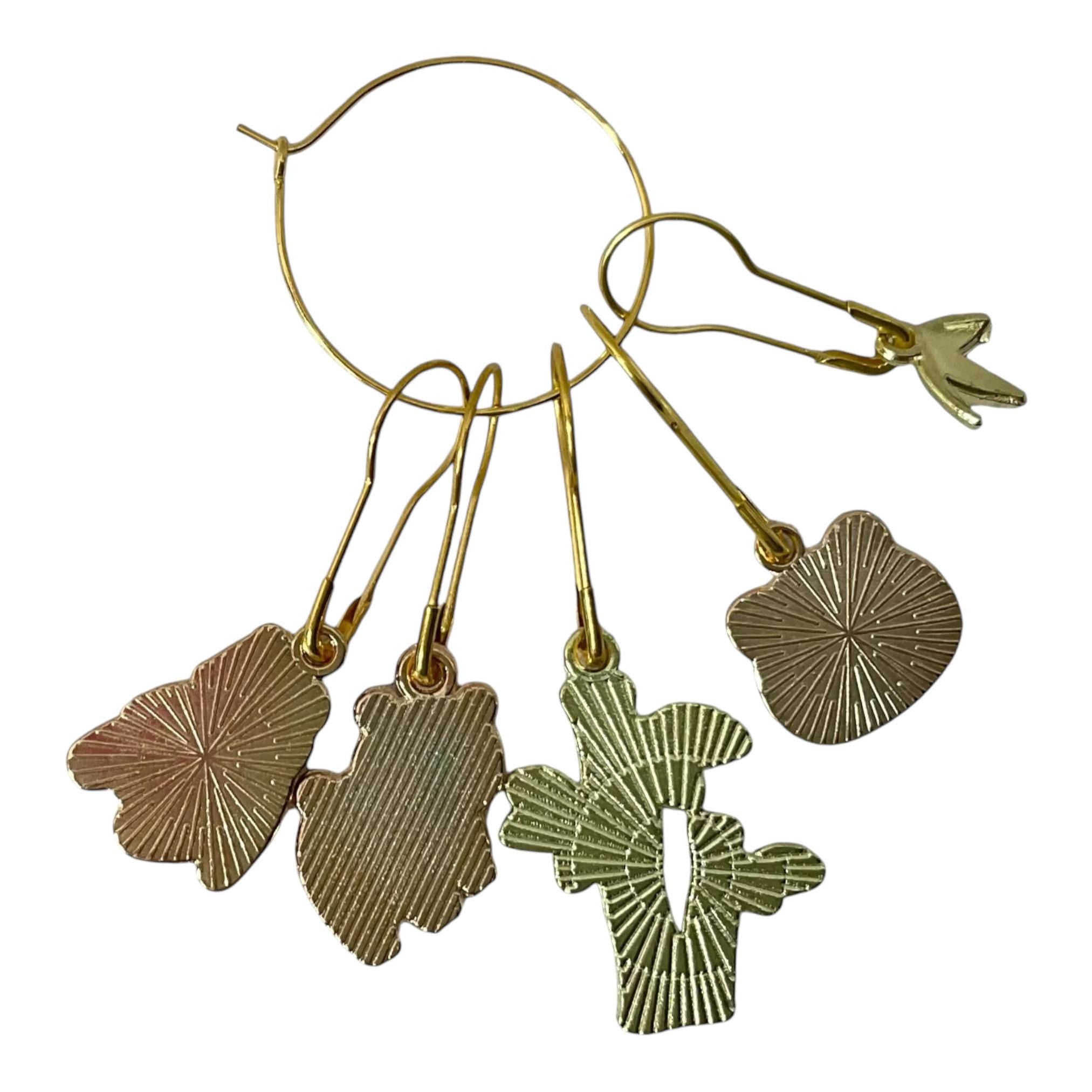 Panda Stitch Markers: Enamelled Knitting/Crochet Charms