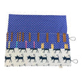 Double pointed knitting needle case with cats,  DPN or crochet hook case, sock knitters gift,