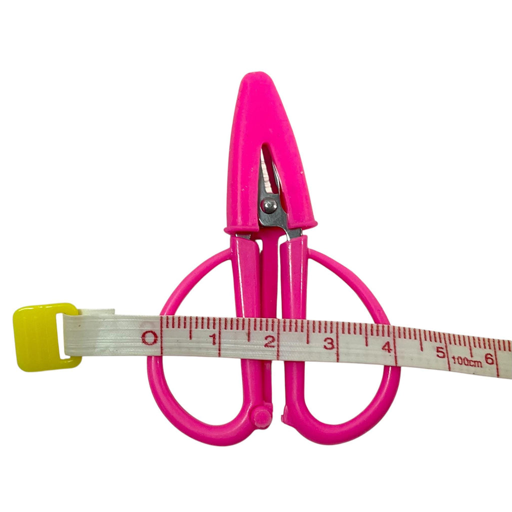 Perfect scissors for knitting and crochet, scissors with cover, attached sheath, tiny scissors for kit, air travel compliant