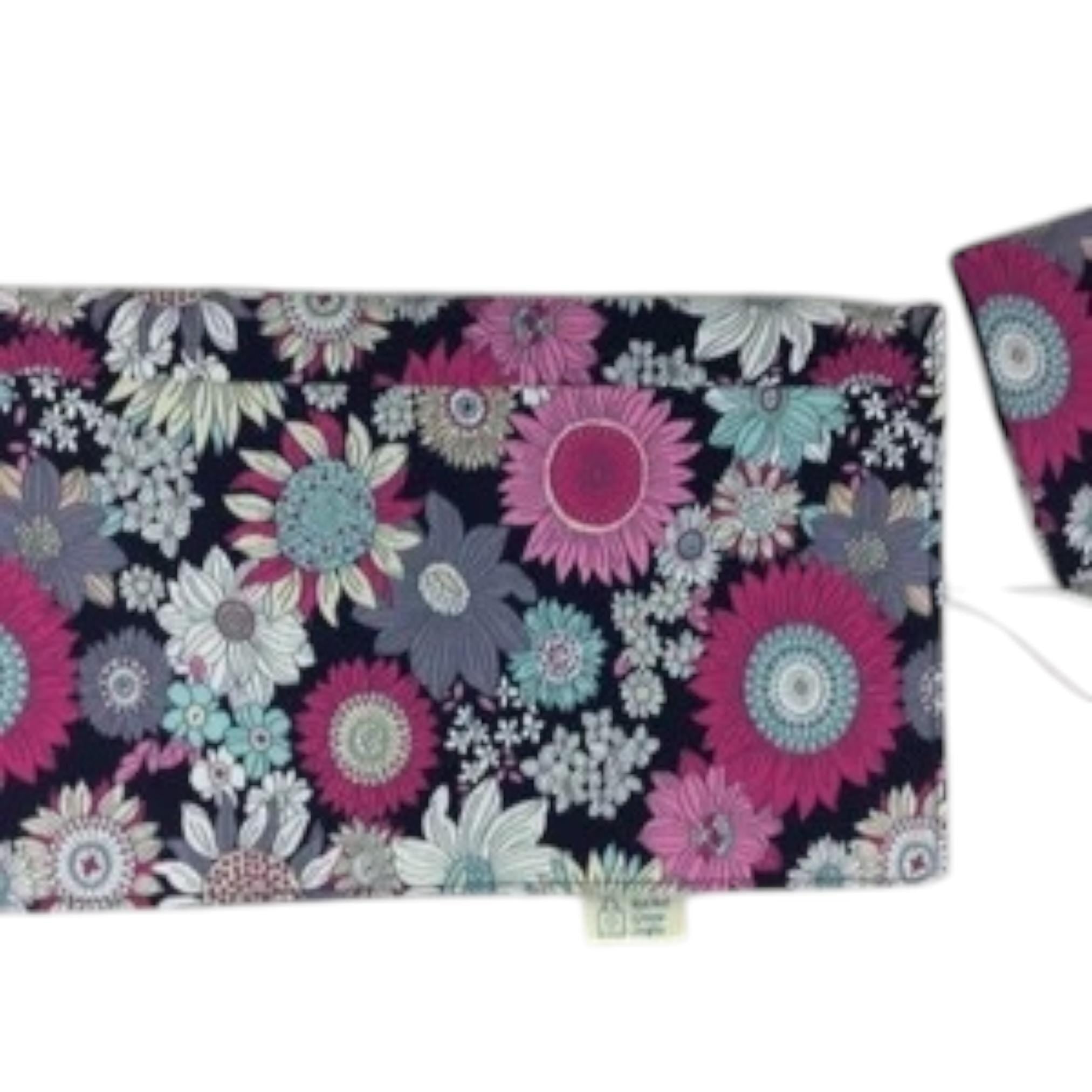 Floral Interchangeable needle case, interchangeable organiser, addi needle storage, chiagoo  folding pouch, knit pro, hiya hiya case,