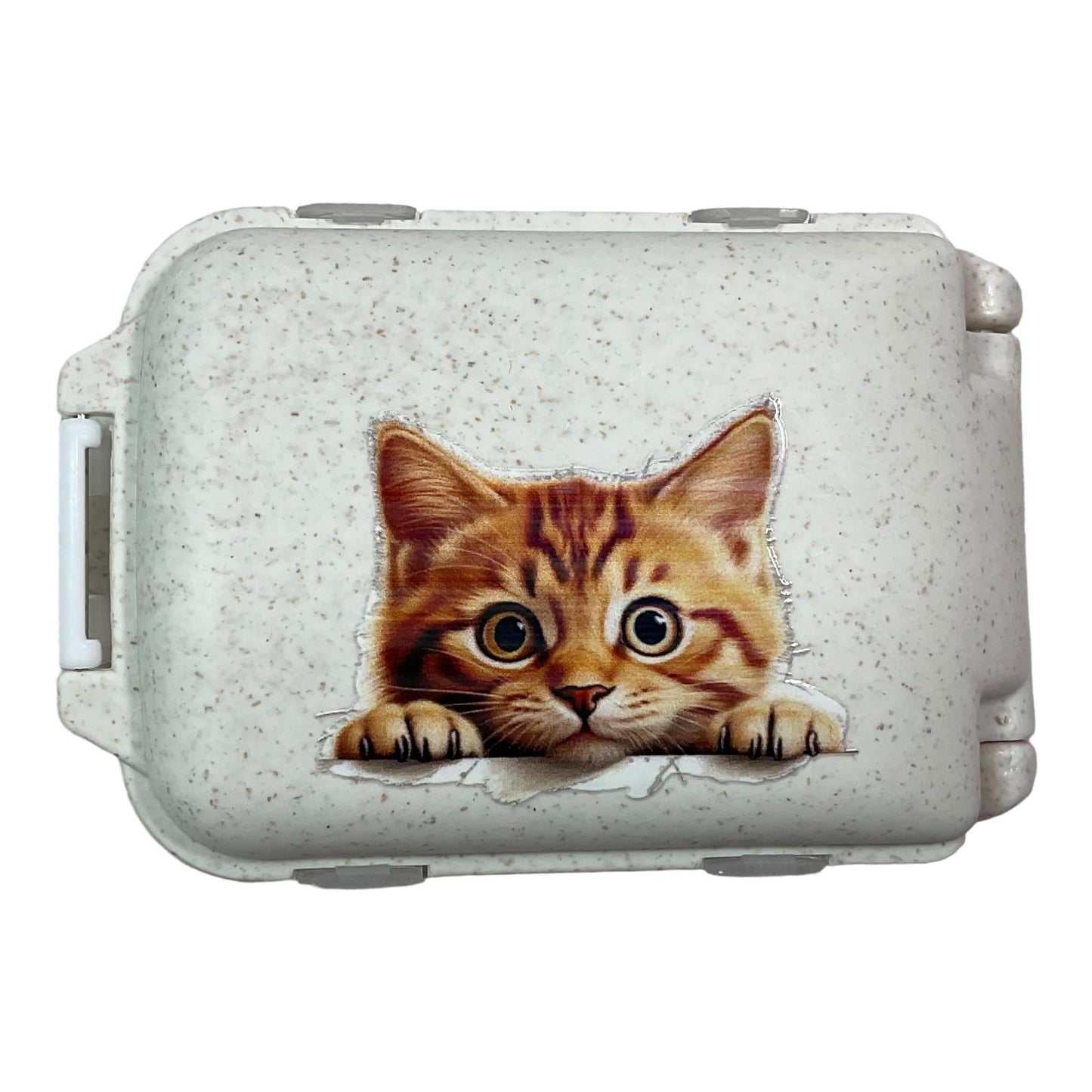 Cat Knitting notions with accessories box
