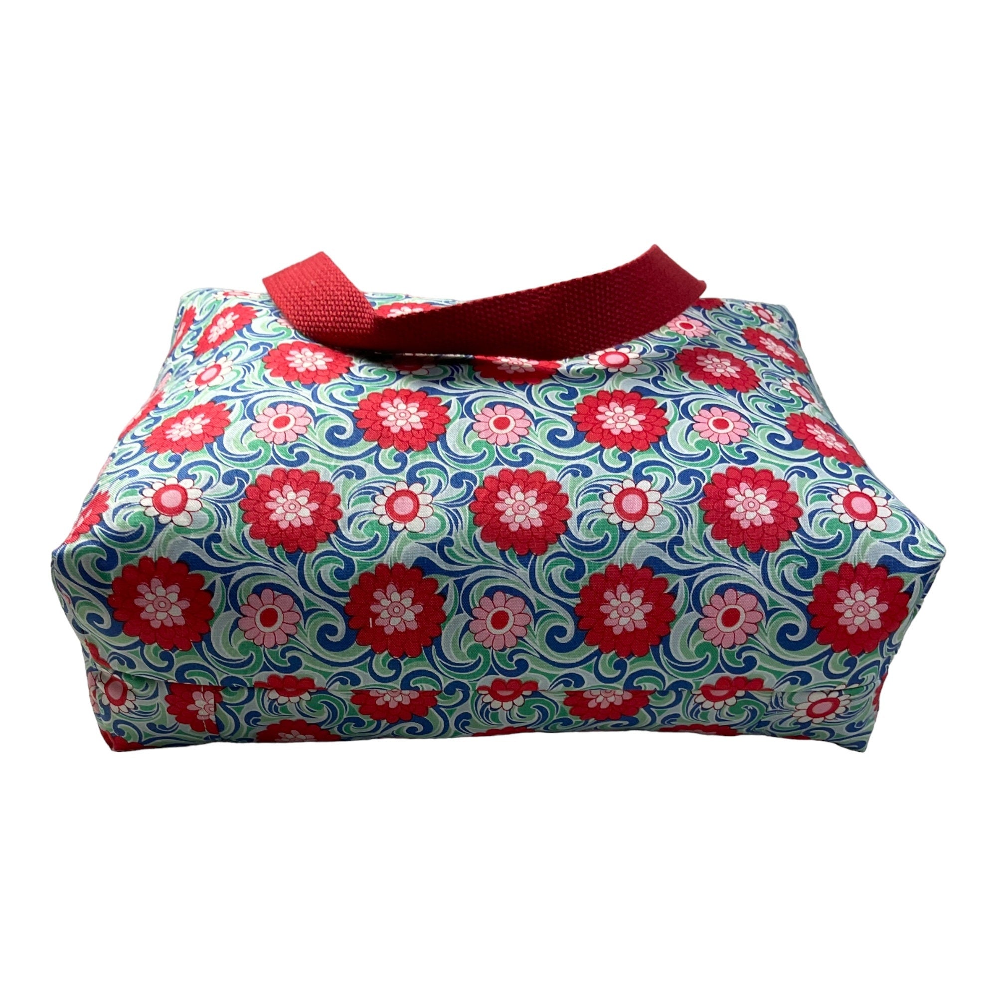 Liberty large toiletries bag with handles and zip pocket, floral Waterproof lined wash pouch, Cosmetics bag, ladies  gift, womens sponge bag