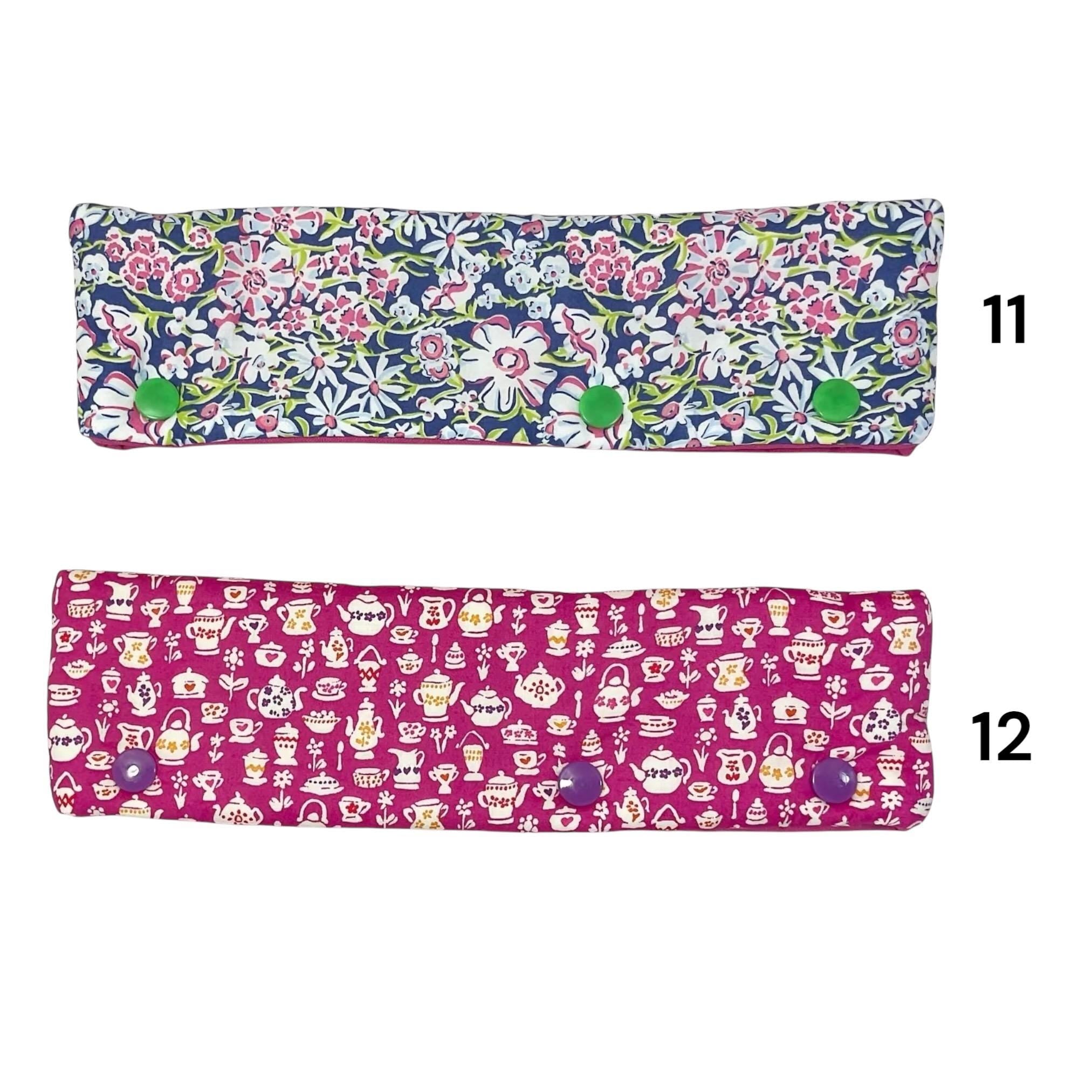Double pointed knitting needle cosy in Liberty Fabric, sock Knitting Needle Case: Floral Project Keeper