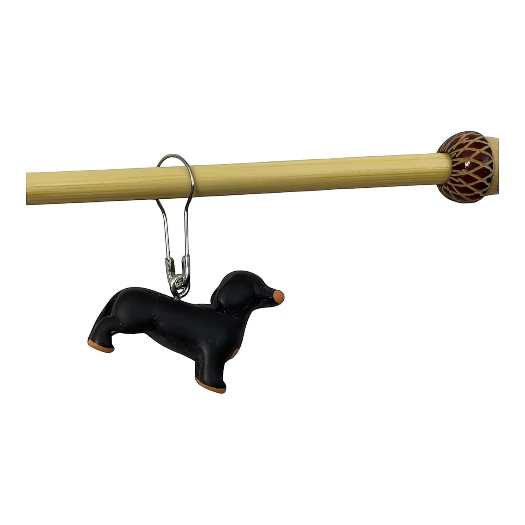 Dog Stitch markers for knitting and crochet, 3D daschund progress charms, sausage dog crochet lace markers, knitters gift , place keeper