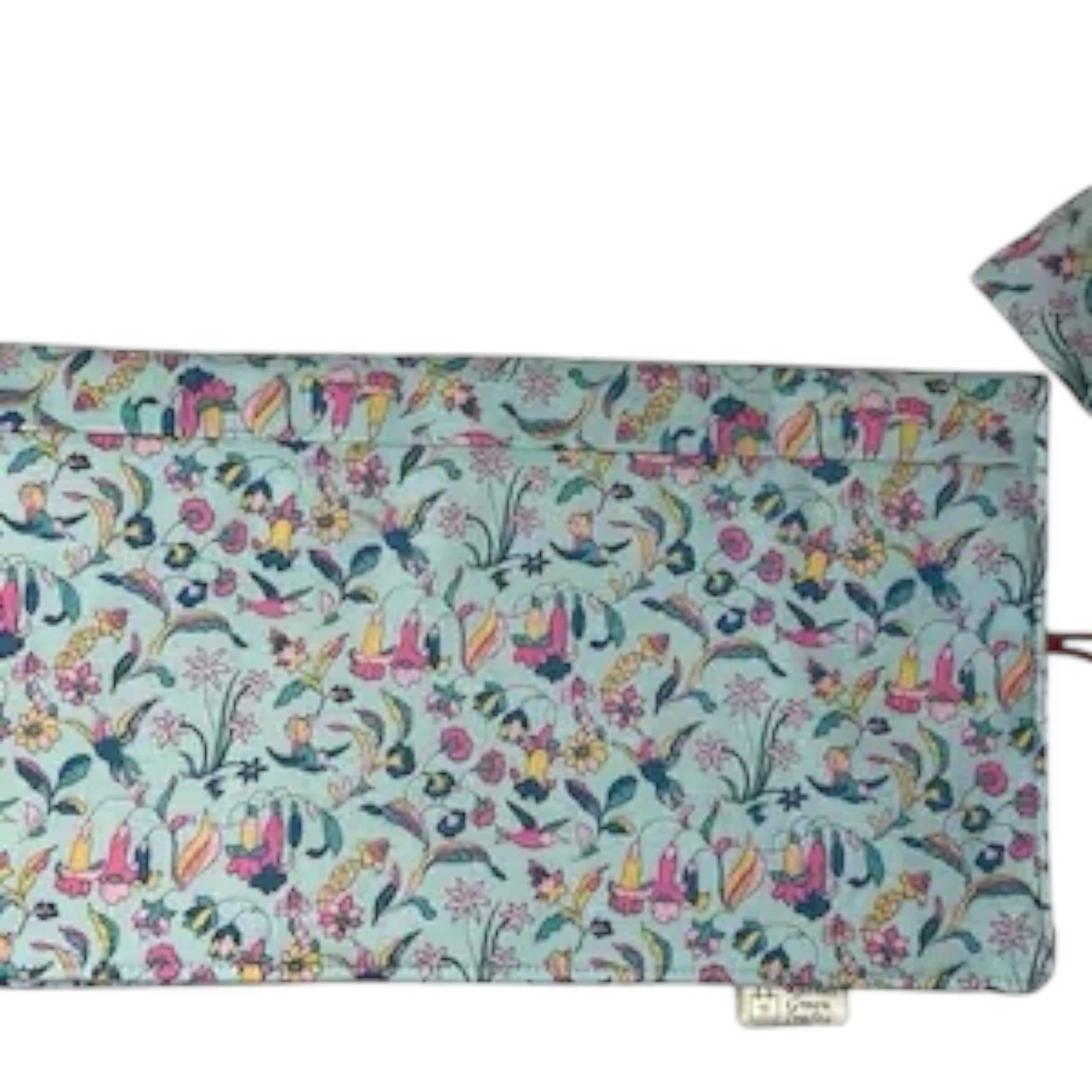 Interchangeable knitting needle case with Liberty fabric , floral bird addi case, chiagoo wallet, knit pro organiser pouch, hiya hiya case,