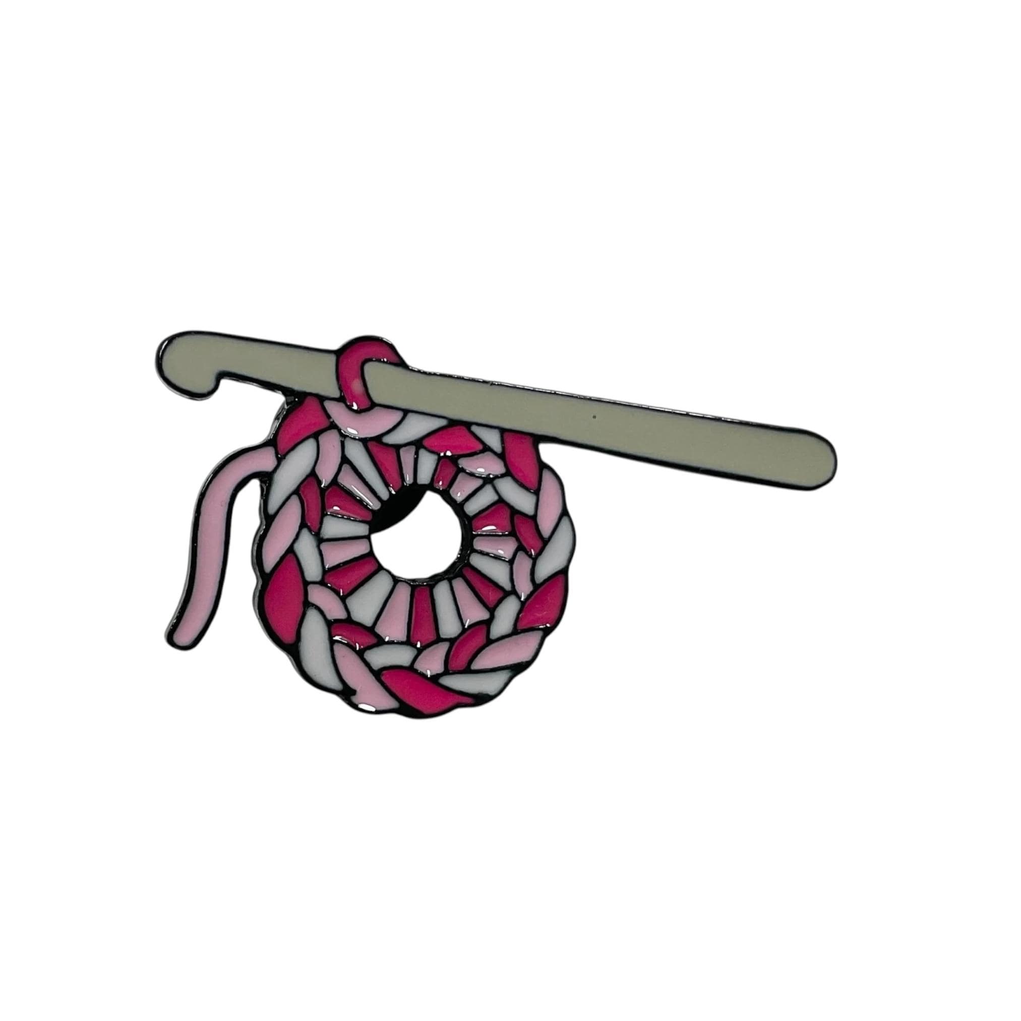 Knitting & Crochet Pin: Rainbow Sheep, Yarn Project Brooch