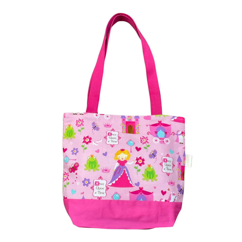 Girls Ballerina Tote Bag: Princess, Fireman Cotton Shoulder Bag