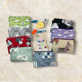 Sheep Fabric Notions Kit: Knitting Crochet Travel Case