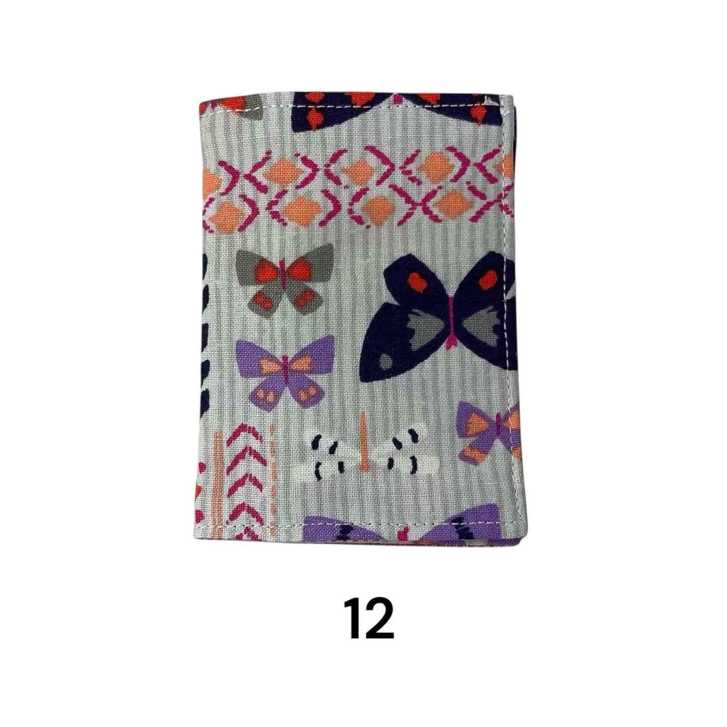 Card wallet in cat and dog print