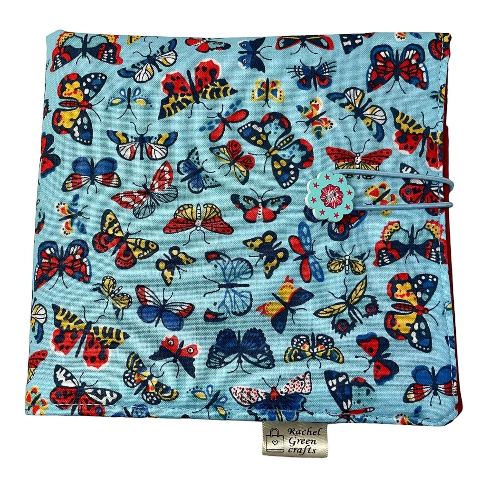 Interchangeable knitting needle case with Liberty fabric , butterfly addi case, chiagoo wallet, knit pro organiser pouch, hiya hiya case,
