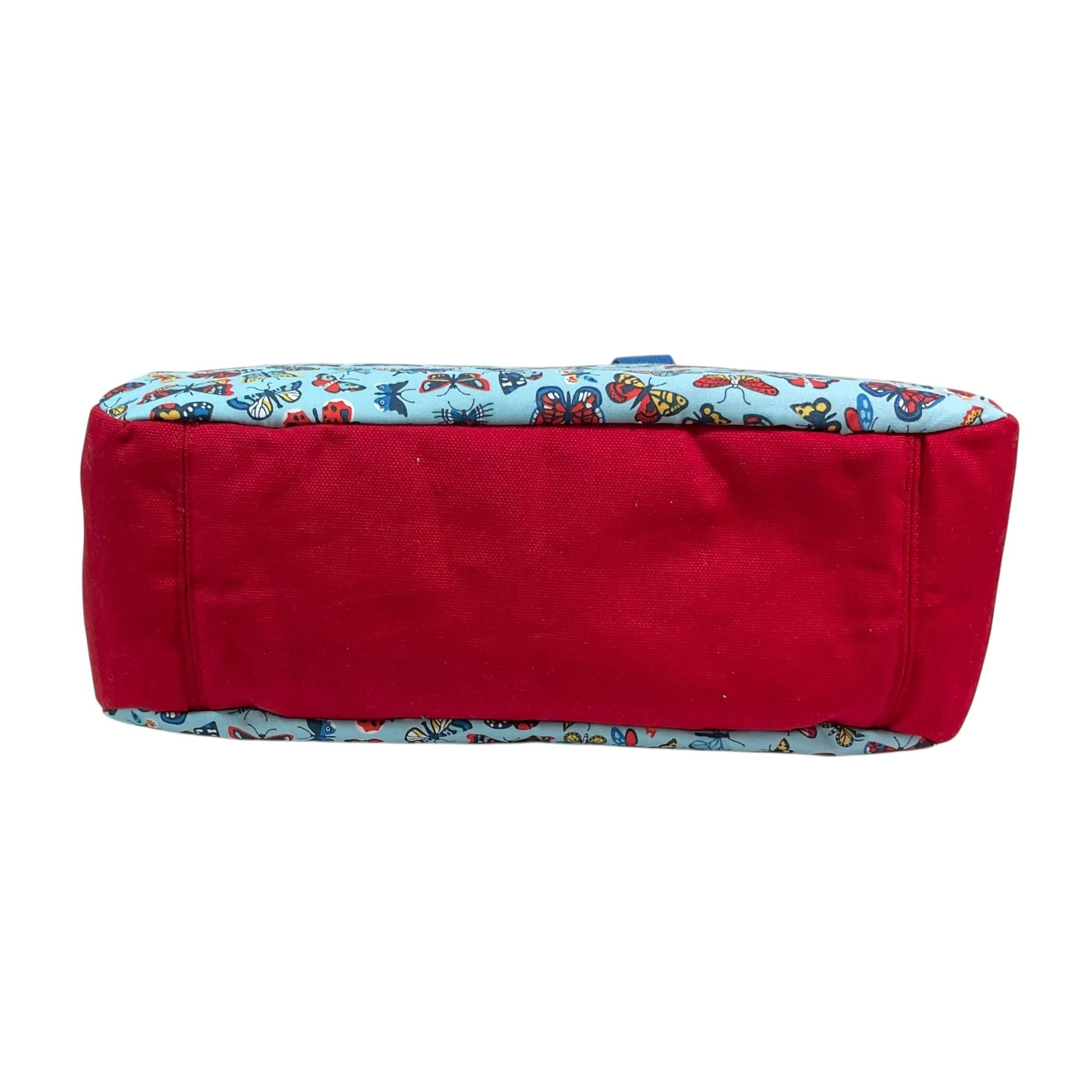 large toiletries bag made from  Liberty fabric, with handles and pockets in and outside, butterfly Waterproof lined, wash pouch, ladies gift