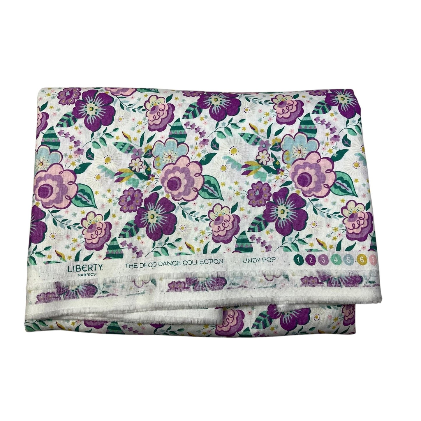 Liberty fabric Extra Large drawstring knitting bag with floral print