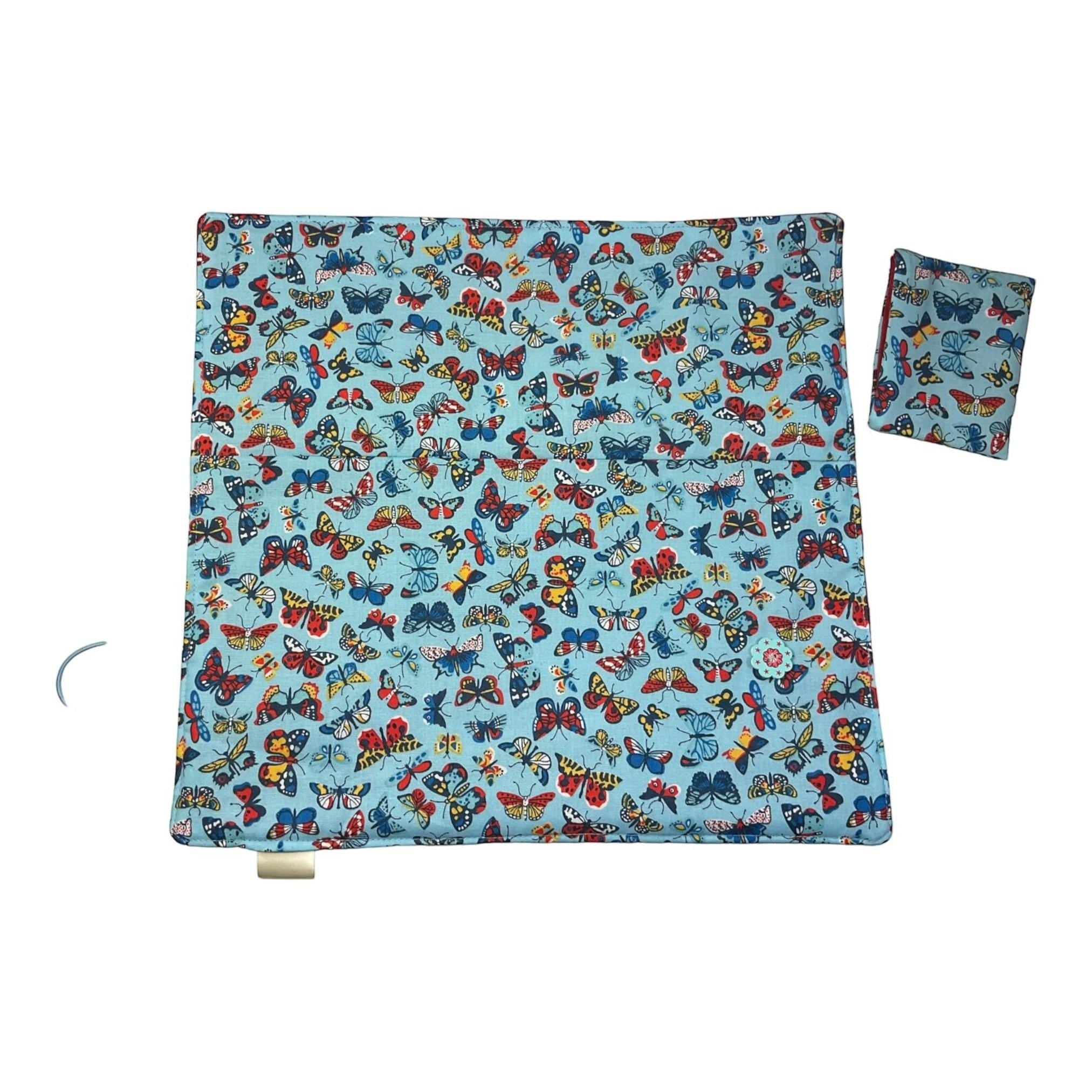 Interchangeable knitting needle case with Liberty fabric , butterfly addi case, chiagoo wallet, knit pro organiser pouch, hiya hiya case,