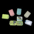 Knitting notions box, stitch marker rigid multi compartment organiser for  tools for knitting, crochet and sewing, small notions container