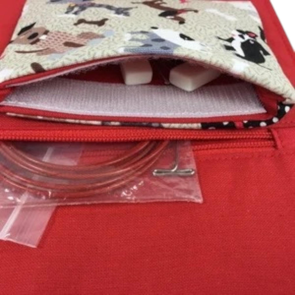 Interchangeable needle case, dogs needle case, needle organiser, addi needle case, chaigoo  case, knit pro needle case, hiya hiya case,