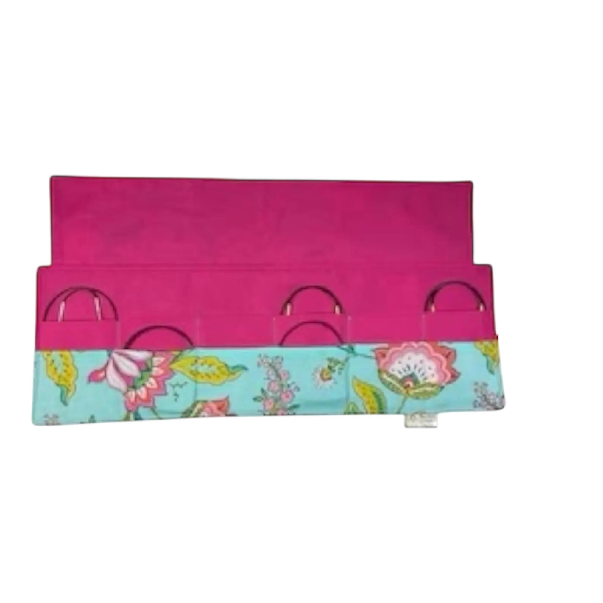 Circular needle case for short needles in floral print, needle wallet, fixed 16" case, 9" sock needles, 12" , knitters gift, needle holder,
