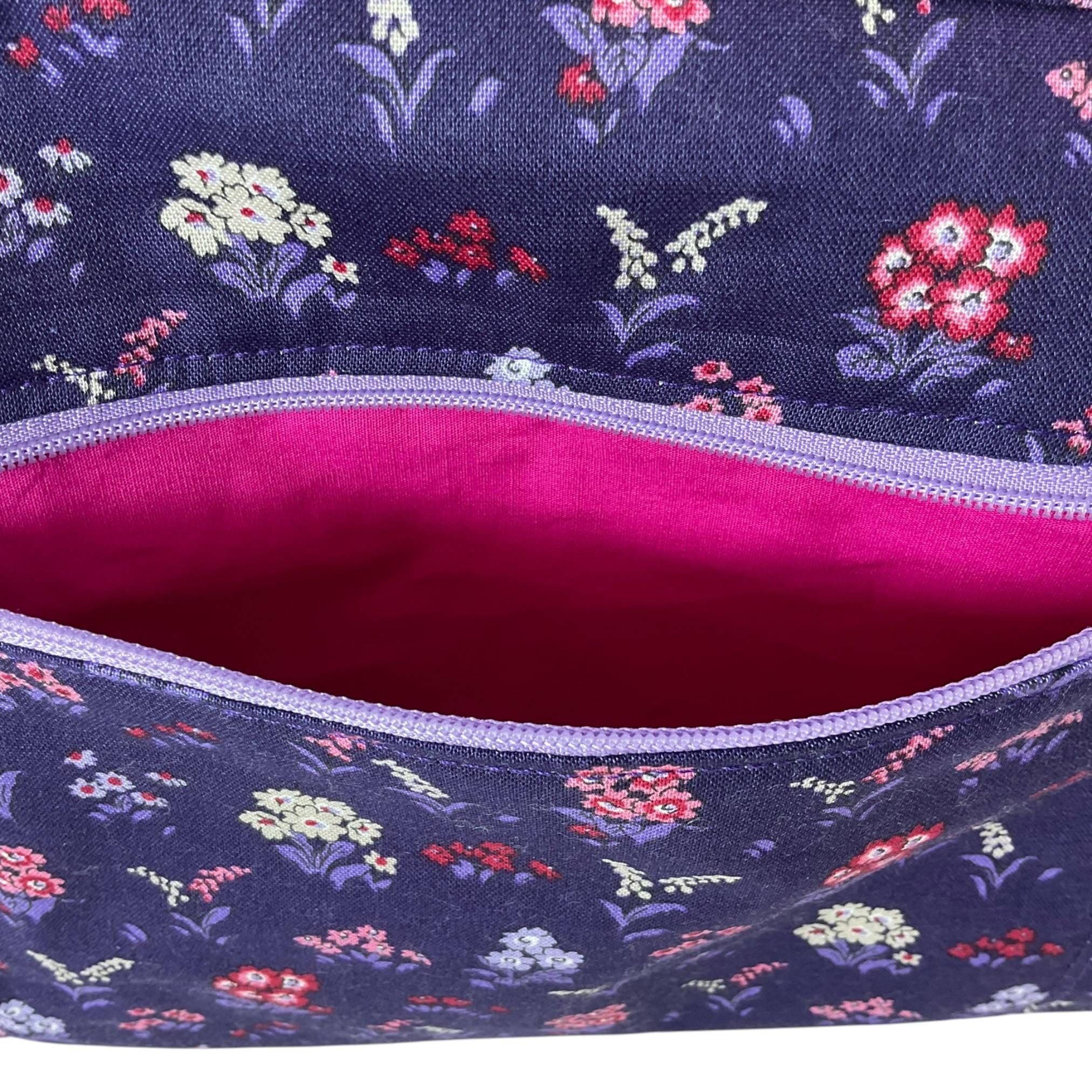 Liberty fabric large toiletries bag with handles and zip pocket, floral Waterproof, ladies sponge wash pouch, Cosmetics bag, ladies gift