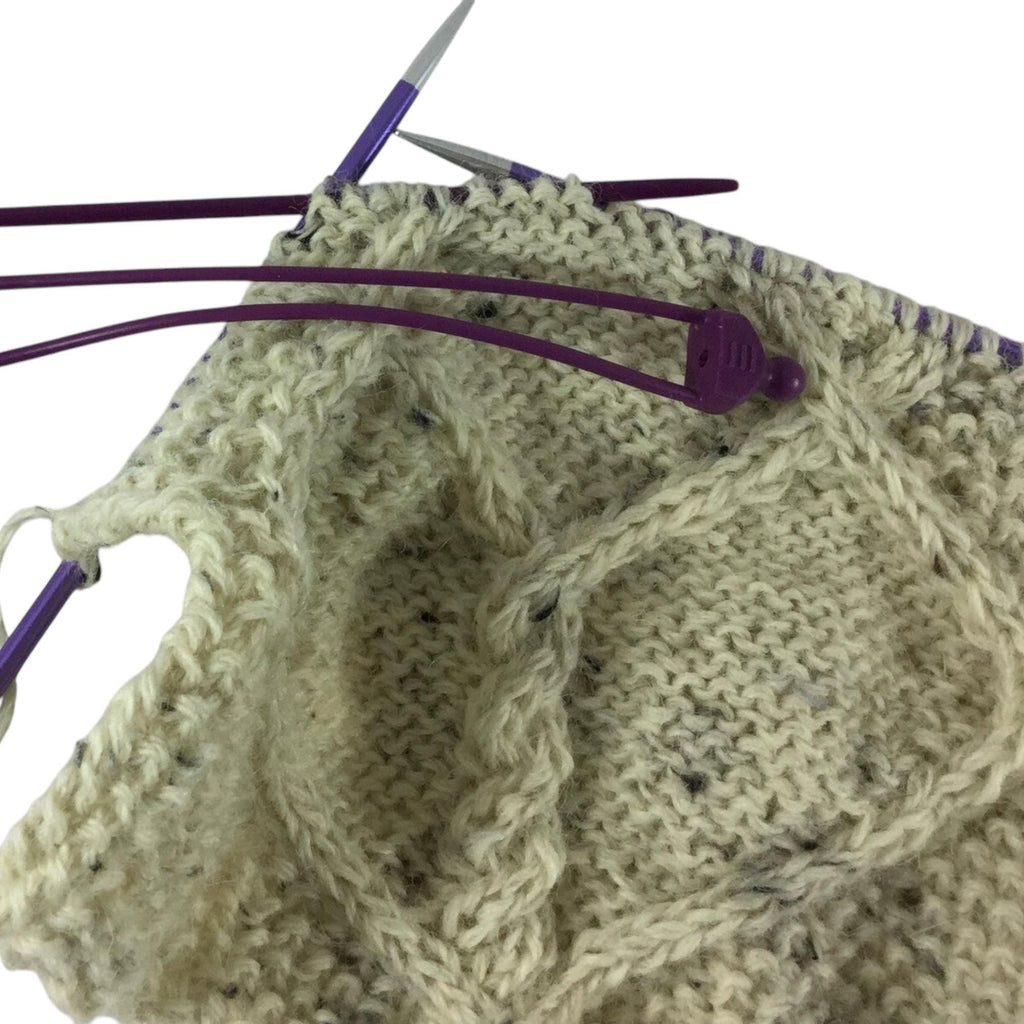 Knitting stitch holders , double ended stitch holders, knitters notions, open either end