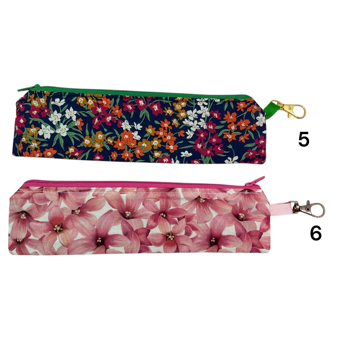 Liberty fabric slim pencil case