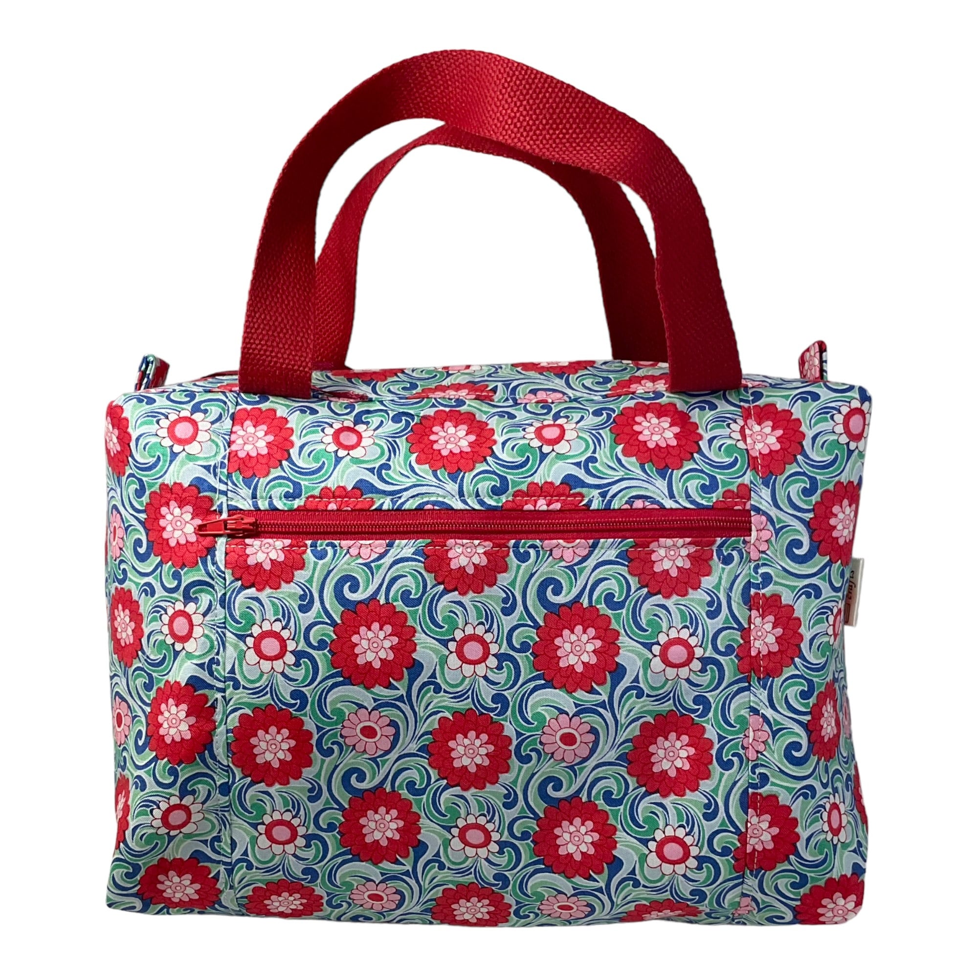 Liberty large toiletries bag with handles and zip pocket, floral Waterproof lined wash pouch, Cosmetics bag, ladies  gift, womens sponge bag