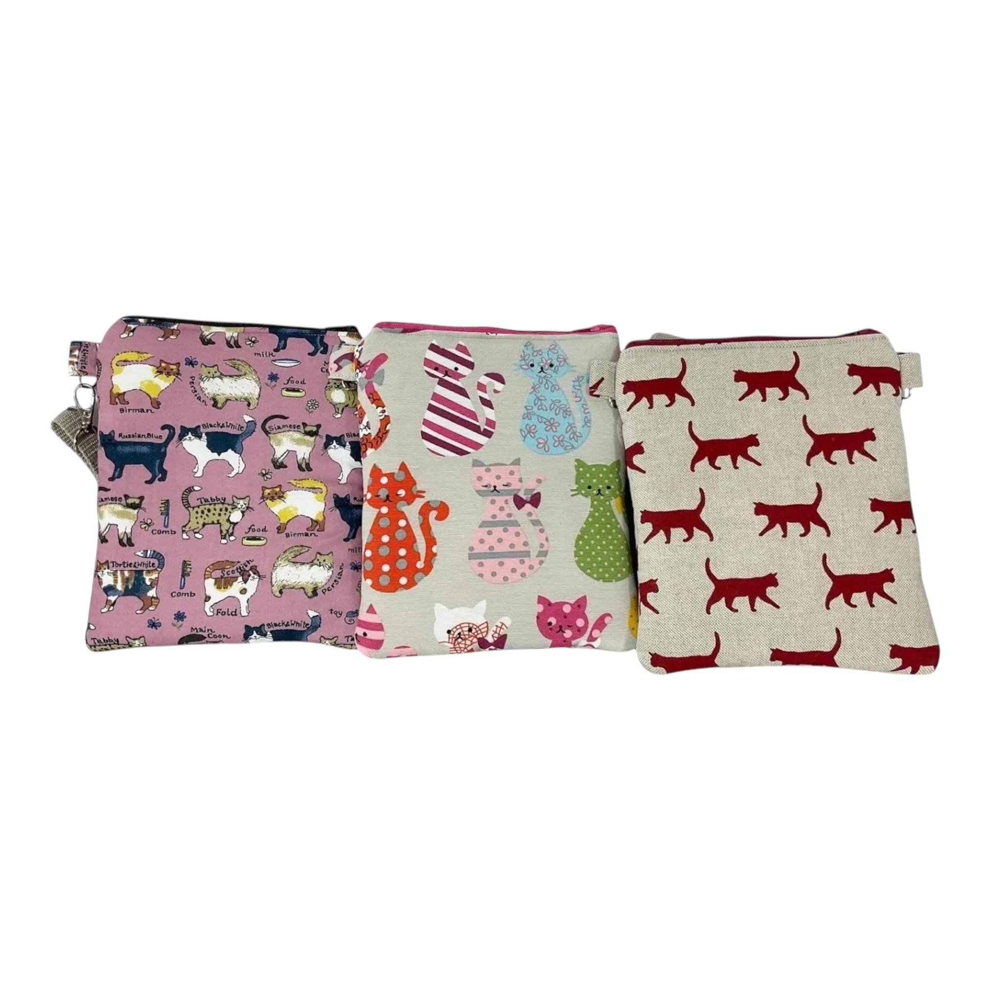 Cat Print Phone Shoulder Bag: Teen Crossbody Pouch, Festival Clubbing Bag