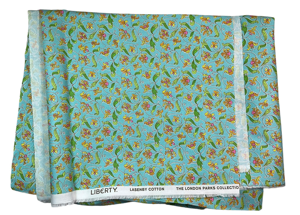 Liberty floral print Straight knitting needle case, needle roll, ribbon tie storage, knitting accessories, knitters gift,needle organiser